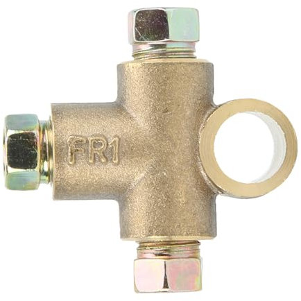 Raccord en T pour Tuyau de Frein, Connecteur 3 Voies 3/16, Écrous M10 10 mm