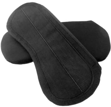 PS Pferdeartikel Klettbare & befüllbare Filzkissen für Flexible & baumlose Sättel oder Pads - Standardform Größe 51/52 cm Länge