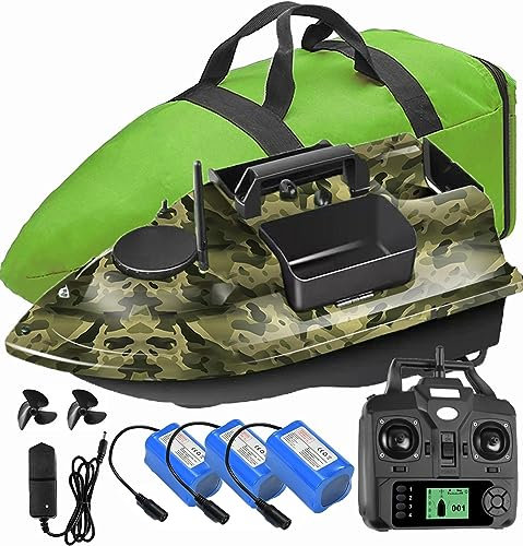 12000mAh 500m GPS futterboot mit 3 Katapultbuchten. Köderboote zum Karpfenangeln mit GPS, 16 Speicherpunkten,Verschenken Sie kleine Geschenke wie Handtaschen und kehren Sie mit einem Klick zum Ausgang