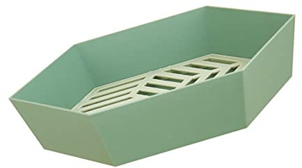 Alipis 2 STK Obst Abtropfgestell Lebensmittel-Display-tablett Gemüsewaschkorb Tablett Zum Servieren Von Obst Besteckschublade Teller Mit Fruchtsiebschale Gemüseabtropffläche Green Pp