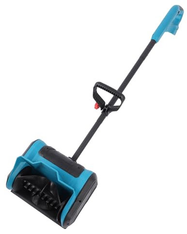 Elektrische Schneefräse, 600 W, Batteriebetrieben, Kabellos, Schneeräumschaufel, Gebürstete Schneefräse mit Zwei Griffen, Verstellbare Blätter, Großes Öffnungsdesign für