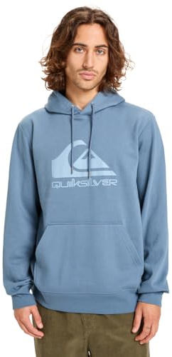 Quiksilver - Sudadera de Forro Polar con Capucha para Hombre, Color Azul, XL