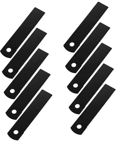 NULYLU 10stücke Teiliges Feuerstarter-schaber Gezacktem Stahl Für Schnelles Anzünden Vielseitig Einsetzbar Beim Camping Survival Und Outdoor-wandern Robust Und Benutzerfreundlich