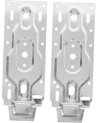 jojofuny 2pièces Support Mural Pour Climatiseur Plaque De Montage Ajustable Pour Unité Intérieure Accessoires De Fixation Robustes Et Fiables