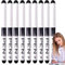 9pcs Black Fountain Pens Disposable,EF Nib Black Ink Fine Point Pen,Smooth Writing Calligraphy Pen,Fountain Pe/ns for Writing,Smooth-Wr/iting Office Supplies,Portable Fine Journaling P/en#0.38mm,Black