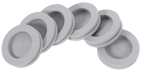 IMIKEYA Bouchon de Vidange du Climatiseur Extérieur en Caoutchouc Noir, Pack de 6 Pièces, Installation Facile pour Tubes de Climatiseur Vacances