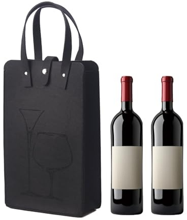 Felt Wine Bottle Gift Bag Wine Tote Bag Champagne Bottle Storage Travel Bag