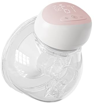 Elektrische Brustpumpe Tragbare Milchpumpe Handsfree mit 240ml Milchflaschen 3 Modi 10 Saugstufen Stillmilchpumpe Geräuscharmer Rückflussschutz Milchsammler Starker Saugkraft Stillpumpe für Heimreisen