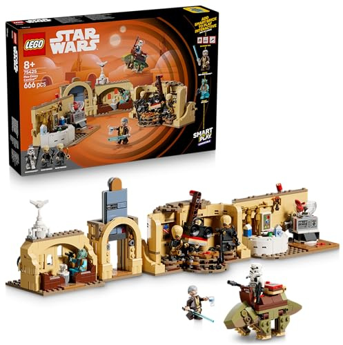 LEGO Star Wars 75425 SMART Play: Mos Eisley Cantina - Compatible Interactive Toy Set incl. 3 SMART Tags and 2 Minifigures - Gift Idea for 8+ Year Old Boys, Girls & Adult Fans