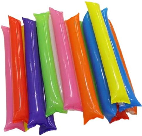 Ktann Thunder Sticks 24Pcs Inflatable Clapping Sticks - Noise Makers for Concert Cheerleading Spirit