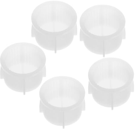 DONFAMDS Filtro Ingresso per Waschmaschine 5 Pezzi, Filtro Valvola in Plastico Bianco Design Esteso per Parti e Accessori Lavatrici