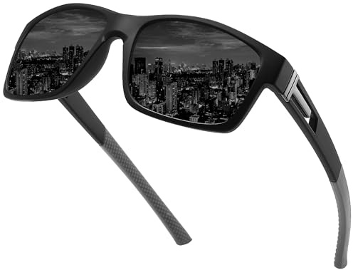 OJIRRU Gafas de Sol Hombre Polarizadas Gafas Deportivas Protección UV Lentes de Sol para Hombre Conducir Running Pesca Viajes