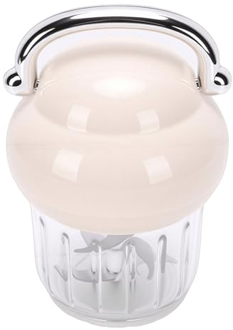 Tomantery Picadora de Ajo Eléctrica, Fabricante de Alimentos para Bebés Recargable Rápido, Procesador de Alimentos Inalámbrico de 21000 RPM, Capacidad Espaciosa de 350ml