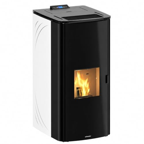 Hidroestufa de Pellets 30 kW IDRA Blanca para Radiadores hasta 292 m²