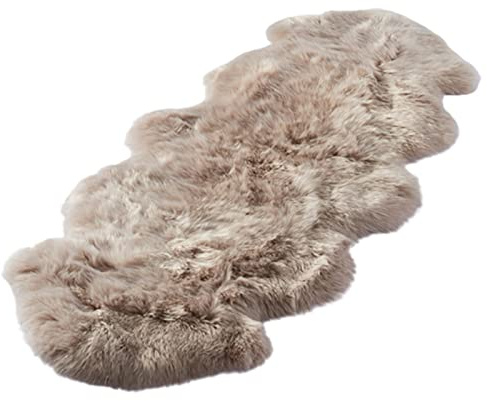 Altlue Real Sheepskin Rug Large Sheepskin Throw Genuine Sheepskin Rug for Living Room Bedroom (Size : 2p(75X205cm))