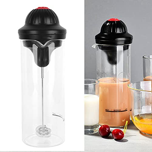 Montalatte elettrico, il montalatte può contenere qualsiasi liquido. per Caffè Latte, Cappuccino, Cioccolata Calda, Latte di Mandorla. Efficace per liquidi caldi e freddi.