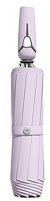 Gyios Regenschirm 10 Rippen Automatischer Rückwärtsschirm Mit Reflektierender Streifenwindbeständigen Sonnenschatten Für Übergroße Faltende Regenschirm-10 Knochen Lila