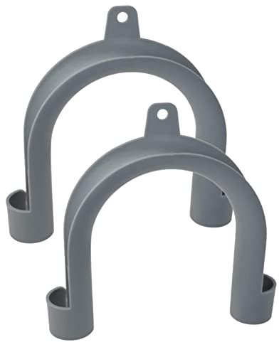 DASHIELL Drain Hose Hook, 4 Pieces U-Shape Drain Hose Washing Machine Drain Hose Hook Guide U-Bend Pipe Support for Washing Machines and Dishwashers Guide Mounting Bracket Replacement