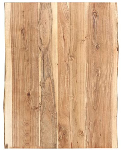 Camerina Tischplatte Massivholz Akazie 80x(50-60) x3,8 cm Altholz Massiv Tischplatte Massivholz Tischplatten Aus Massivholz