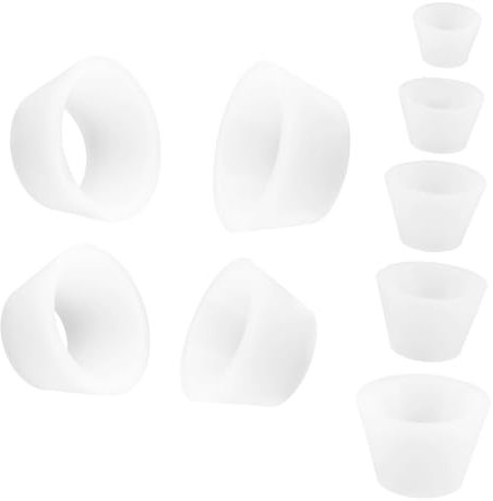 MUCKLILY 9stücke Trichterfilter-kit Aus Silikonmaterial Für Lange Haltbarkeit Und Wiederverwendbar Konischer Kragen Für Verschiedene Behältertypen Geeignet Set Mit Verschiedenen Für Flexibl