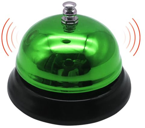 Service Bell - Table Bel | Chiamata Desktop In Metallo | Campana Di Consegna, Campanello Della Reception Portatile, Campanello, Campanello Da Scrivania Per Bar, Uffici, Hotel, Contatori, Cucine, S
