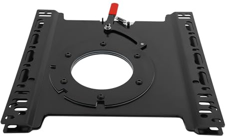 Drehsockel Sitz Drehfuß Heavy Duty Stahlblech-Drehsockel Universal Stahlblech-Bootssitz Drehplatte Sitz 360 Grad drehbar Drehbarer Drehteller Basis Sitz-Drehfuß für Transportern, Wohnmobilen, T5, T6