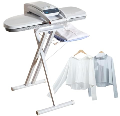Presse à repasser vapeur avec écran LED pour un entretien professionnel des vêtements