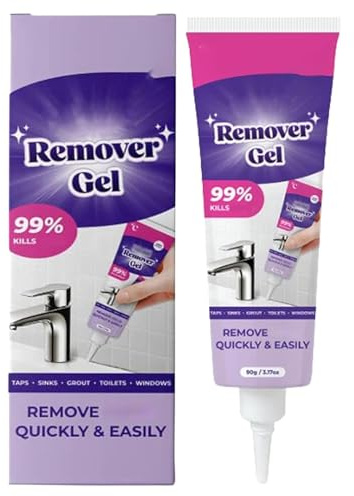 Gel per la rimozione della muffa Potente gel detergente per piastrelle di bagno e cucina Fessure Pareti Formula penetrante per fughe Pulizia efficace senza danneggiare le superfici (1Pezzo)