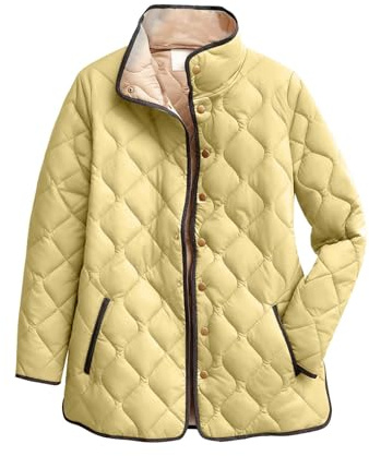 Genérico Abrigos De Invierno Para Mujer Parka Con Cremallera De Piel Sintética Cálido Larga Plumifero Cortavientos Con Bolsillos Plumiferos Impermeable Termica Ropa Para El Frio Extremo