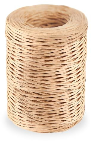 Florist Covered Wire Brown, 656 Feet Floral Florists Wire Paper Covered Flower Binding Floristry Wires for Wreath Making Crafting