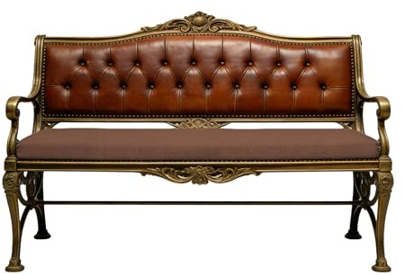 GUOZHEN Cojines a Medida 40 x 110 cm Suave, Lavable Cojines para Columpios Base Antideslizante para Bancos de Jardín, Columpios, Terrazas, marrón