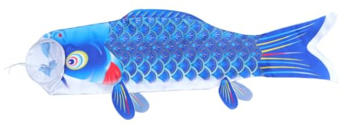 MINAOLULUS Bandiere in Stile Giapponese a Forma di Carpa 70 Cm, Bandiera Decorativa per Festival delle Barche Drago, Decorazioni per Feste All’aperto in Materiale Satinato Resistente