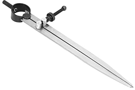 Wakects Pinzas Divisorias de Ala Ajustables, Acero Al Carbono con Diseño de Tuerca de Resorte para Marcar con Precisión en Cuero, Madera y Metal (200mm)