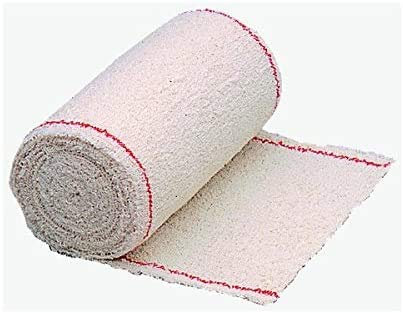 Sumedtec -Venda Elástica de Crepe SIN LÁTEX (15 cm x 10 m) Tobillera para esguince, vendas boxeo, vendas autoadhesivas venda elastica adhesiva