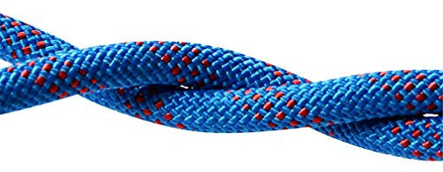 Mu Verschleißfestes Sicherheitsseil Outdoor Kletterseil 5 m, 10 m, 10/12 mm Durchmesser, lebensrettende Statische Nylonseil Sicherheit langlebig mit 2 Verschlussschnallen, Durchmesser: 12 mm., 50 m