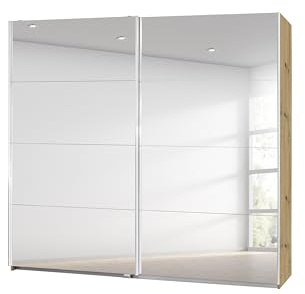 Rauch Möbelwerke Caracas Armoire à portes coulissantes, Bois d'ingénierie, Chêne Artisan, 226x210x62