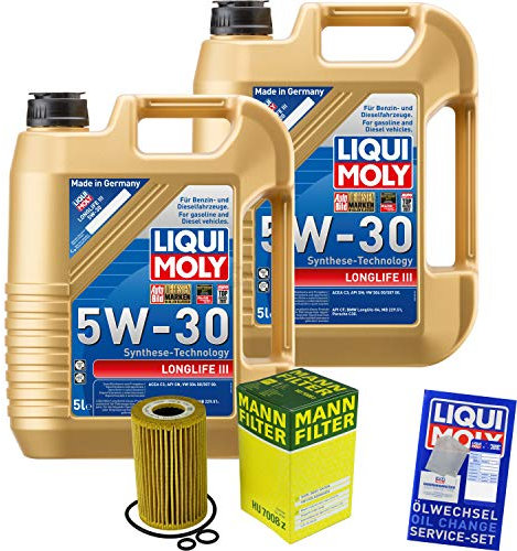 MANN-FILTER Set Ölwechsel 10L LM Longlife III 5W-30 MLM-9783558