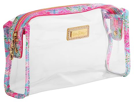 Lilly Pulitzer Clear Vinyl Pouch, Cay to My Heart