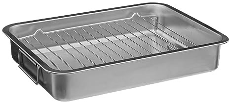 5five - plat à rôtisserie 30x40cm en inox