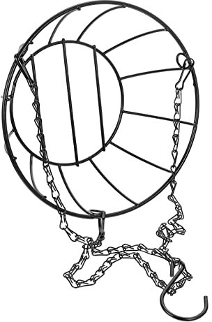 2 Stück Balkon-Blumenständer, Metall-Hängetöpfe, Eisen-Pflanzkörbe, Töpfe für Pflanzen, Zimmerpflanzenständer, Metall-Pflanzenständer, Erdbeere, abnehmbar (schwarz x 3 Stück, 45 x 25 cm x 3 Stück)
