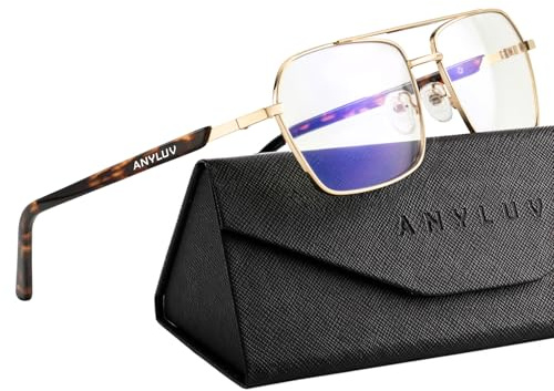 ANYLUV Blue Light Glasses Men/Women, Blue Light Blocking Glasses, Computer Screen Blocker Eyes Protection Glasses