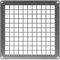 Repa Market Griglia di ventilazione rettangolare in acciaio zincato, 15,2 x 15,2 cm, griglia di ventilazione per ingresso e uscita, rete di protezione universale in metallo, griglia di protezione per