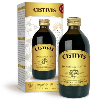 CISTIVIS liquido alcoolico – 200 ml (Integratore di uva ursina, verga d’oro e altre piante per la funzionalità delle vie urinarie)