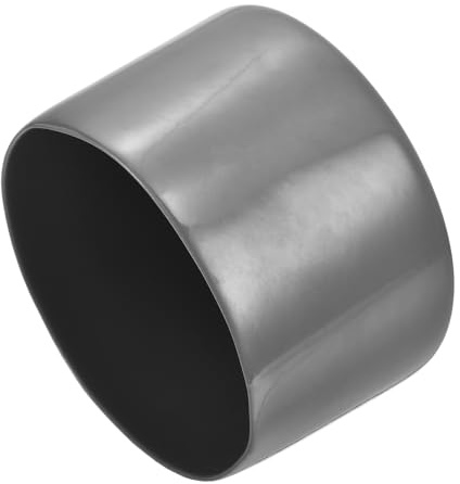 QUARKZMAN 8 Stück Gummi Endkappen 80 mm ID Gummikappen Runde Schutzkappen Stopper Pfostenkappe Gummifüße Stuhlsocken Fußkappen Stuhlgleiter Möbelgleiter Dunkelgrau für Rohren Stuhltischfüße
