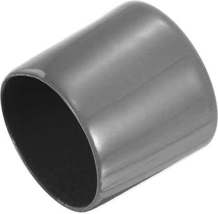 QUARKZMAN 20 Stück Gummi Endkappen 30 mm ID Gummikappen Runde Schutzkappen Stopper Pfostenkappe Gummifüße Stuhlsocken Fußkappen Stuhlgleiter Möbelgleiter Dunkelgrau für Rohren Stuhltischfüße