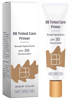 BB Cream Crème Hydratante Teintée, Crème Hydratante Teintée BB Cream Avec SPF 30, 30g Base De Soin Teintée BB, Crème Hydratante Teintée SPF 30 Pour Le Visage - Hydrate Et Lisse Votre Peau