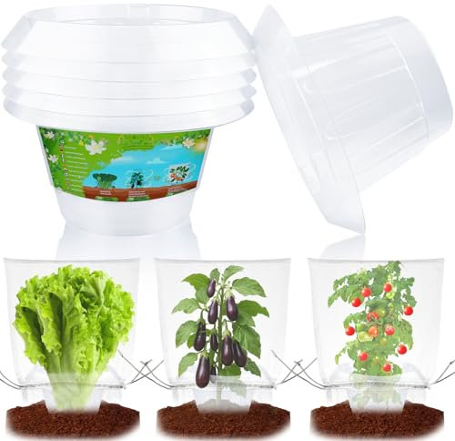 Lot de 12 Colliers Anti Limace avec 12 Sacs de Protection Anti-Insectes, 99% de Protection Contre Les Limaces, Barrière Anti Limaces et Escargots Stable, Anneaux de Protection pour Salades et Choux