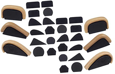HAWILLOSCH Moldes Para Asas De Tazas y Platos Moldes De Arcilla Eva Herramientas De Manualidades