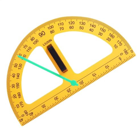 Großer Winkelmesser für Lehrer, Winkelmesser für trocken abwischbare Tafel, großes digitales Design, Mathematikunterricht, , Winkelmesser für Ingenieure, trocken abwischbare Tafel,