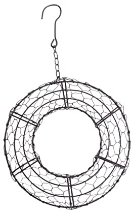 Mobestech Succulent Garland Hook Iron Frame Pot Wire Form Hanger for Hanging Plants Garden Accessories Wall Hanging